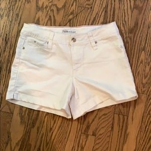 Royalty Wanna Better Butt white shorts